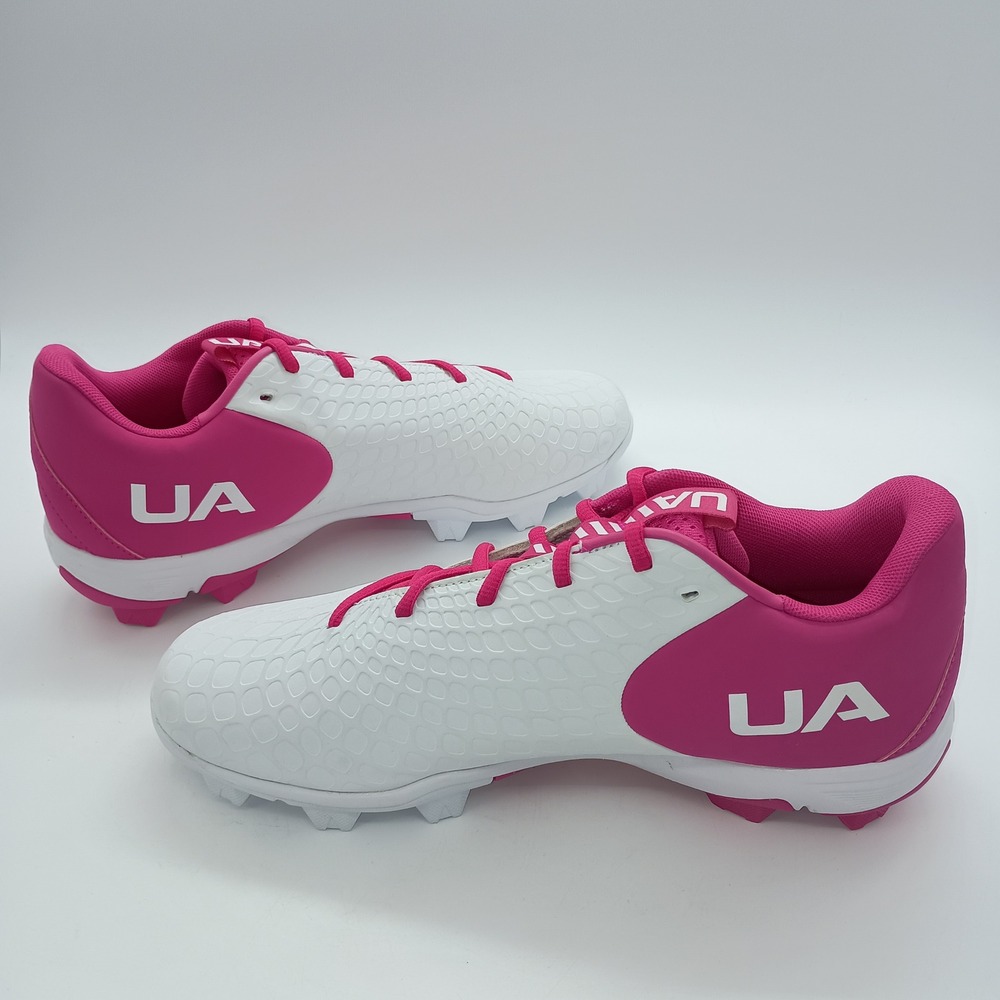 Under Armour Glyde 2 RM Softball Cleats White Pink 3026605-101 Womens 11 - Picture 5 of 7
